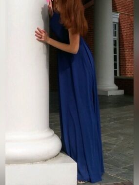 Lulus navy blue maxi dress (XS)